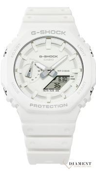 Zegarek męski G-Shock ONE ON TONE Carbon Core Guard GA-2100-7A7ER biały. Zegarek sportowy męski biały. Zegarek G-Shock męski karbonowy. Zegarek męski wodoszczelny, do nurkowania.9.jpg