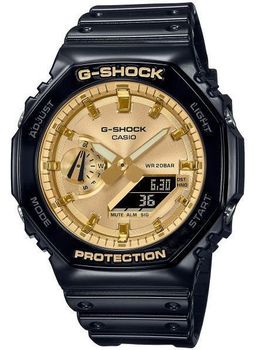 Zegarek męski G-SHOCK Casio G-SHOCK Octagon GA-2100GB-1AER.  Męski zegarek G-shock. Męski zegarek sportowy. Męski zegarek dla nurków. Zegarek ze złotą tarczą. Zegarek męski sportowy. Zegarek męski G-shock idealny na.jpg