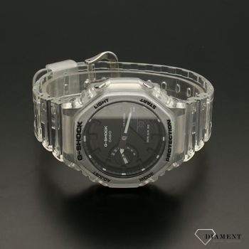 Zegarek męski Casio G-SHOCK seria Octagon  Skeleton GA-2100SKE-7AER na przeźroczystym pasku gumowym  (3).jpg