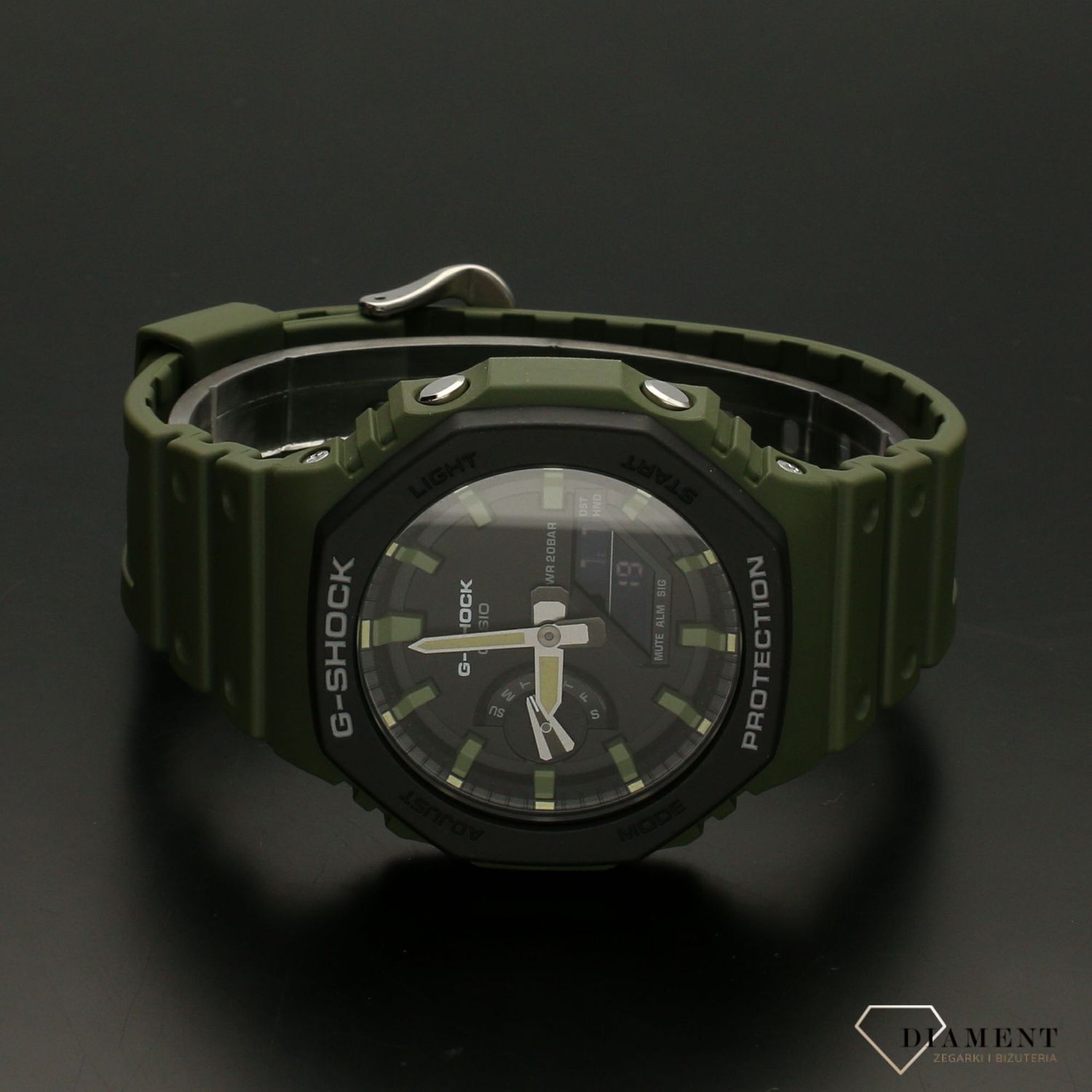 Zegarek męski Casio G-shock zielony GA-2110SU-3AER.122.jpg