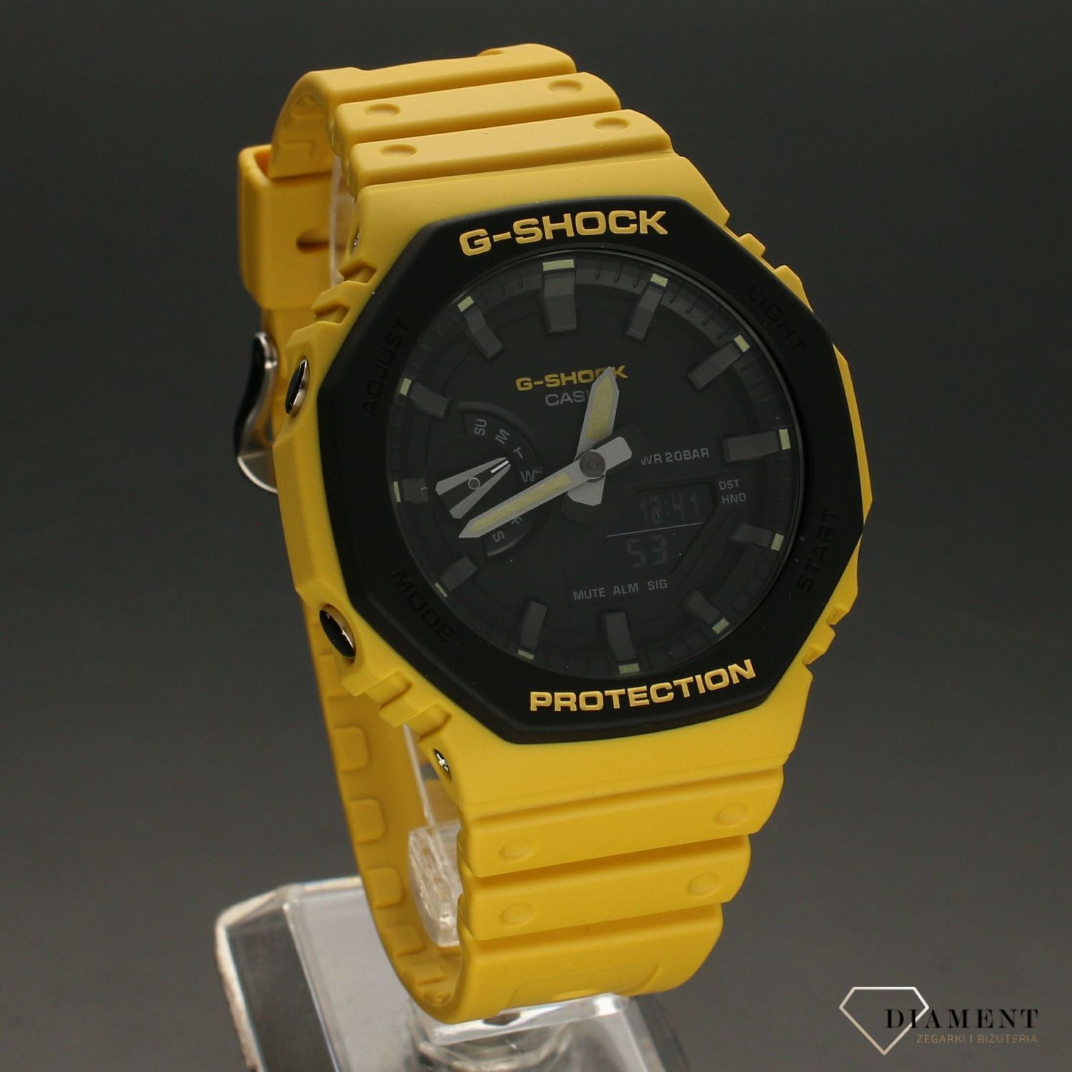 Zegarek męski Casio G-shock żółty GA-2110SU-9AER.xx.jpg