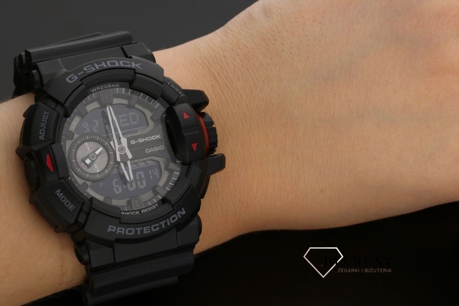 Męski wstrząsoodporny zegarek CASIO G-Shock GA-400-1BER.jpg