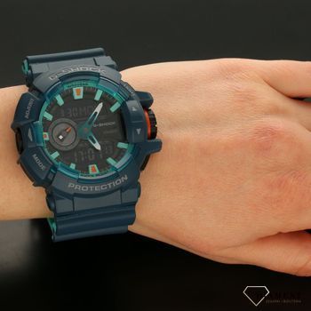Zegarek męski w jasnych, świetnie dobranych odcieniach niebieskiego. Zegarek Casio G-Shock to świetny pomysł na prezent dla mężczyzny. Zapraszamy!  (1).jpg