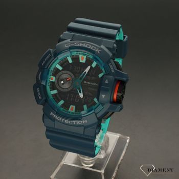 Zegarek męski w jasnych, świetnie dobranych odcieniach niebieskiego. Zegarek Casio G-Shock to świetny pomysł na prezent dla mężczyzny. Zapraszamy!  (3).jpg