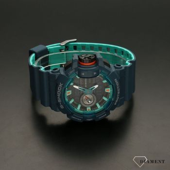 Zegarek męski w jasnych, świetnie dobranych odcieniach niebieskiego. Zegarek Casio G-Shock to świetny pomysł na prezent dla mężczyzny. Zapraszamy!  (4).jpg