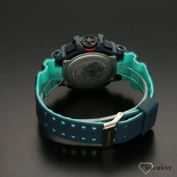 Zegarek męski w jasnych, świetnie dobranych odcieniach niebieskiego. Zegarek Casio G-Shock to świetny pomysł na prezent dla mężczyzny. Zapraszamy!  (5).jpg