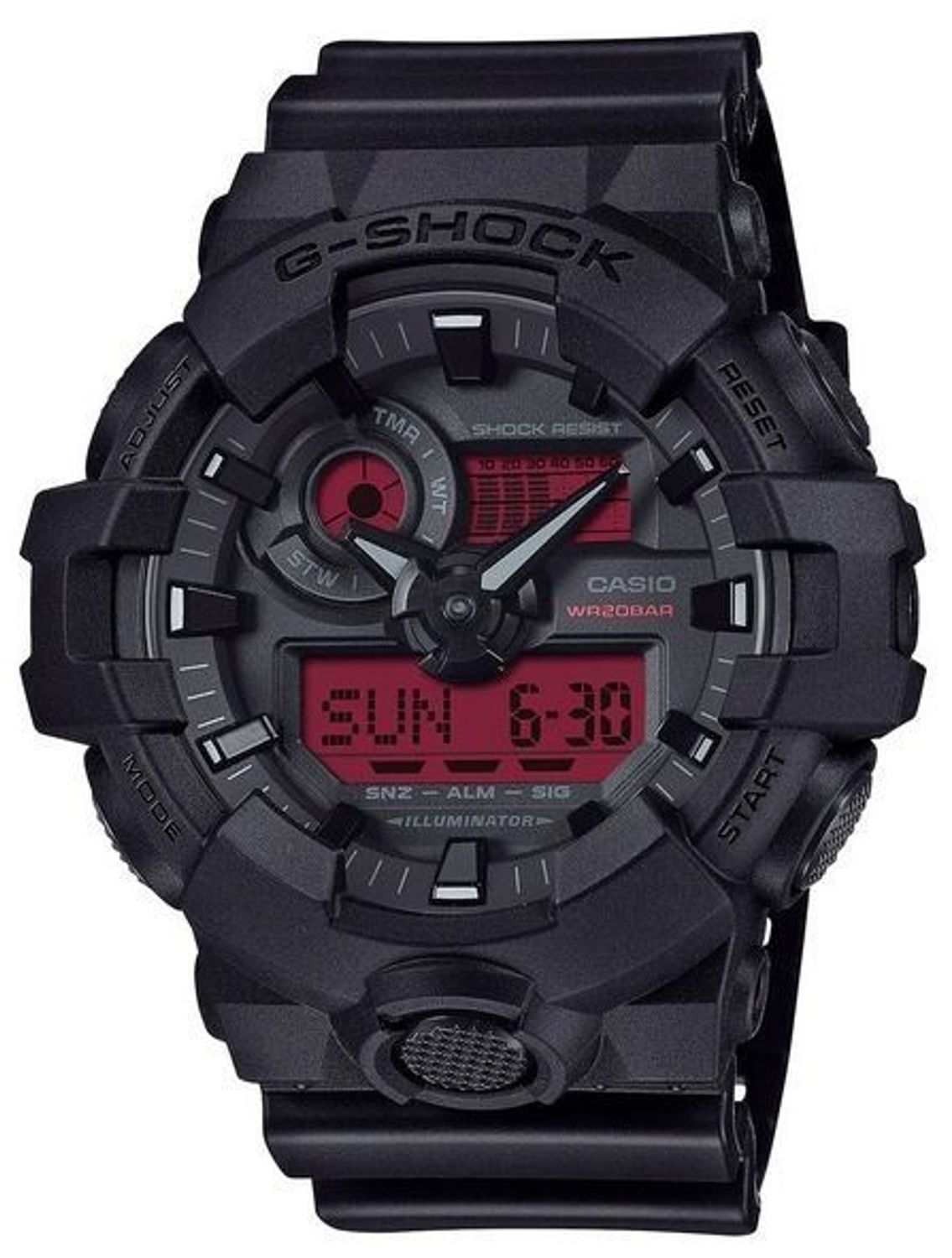 Zegarek Casio G-Shock GA-700BBR-1AER Męski Zegarek Sportowy, Wstrząsoodporny, Wodoszczelność 200M, LED.jpg