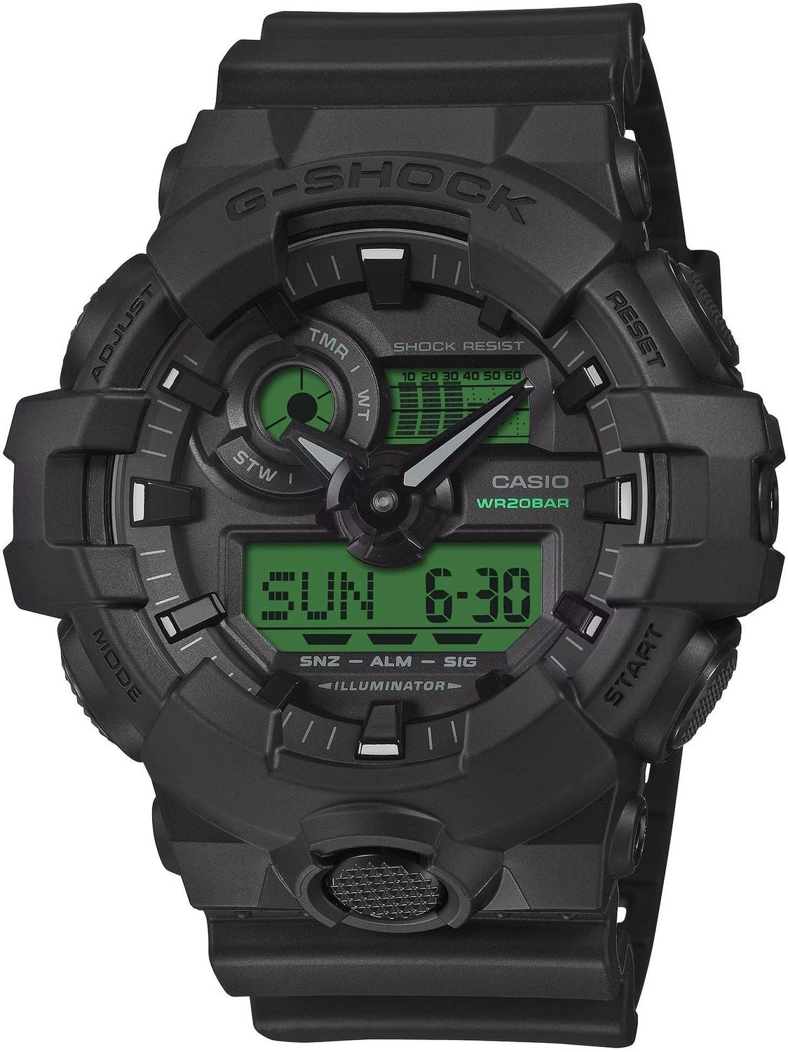 Zegarek męski Casio G-SHOCK GA-700BEG-1AER Black And Green 200M (2).jpg