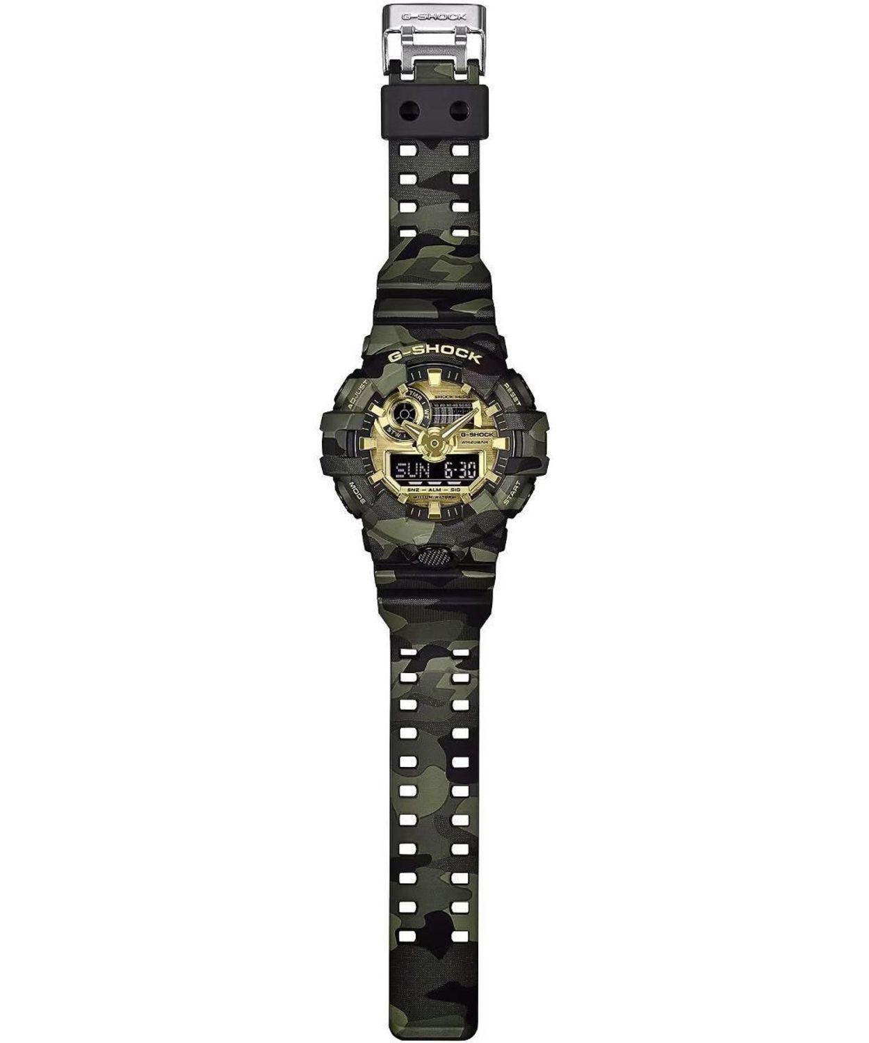 Zegarek Casio G-Shock GA-700CMG-3AER Bold Camo – zegarek męski moro ze złotą tarczą wojskowy.jpg