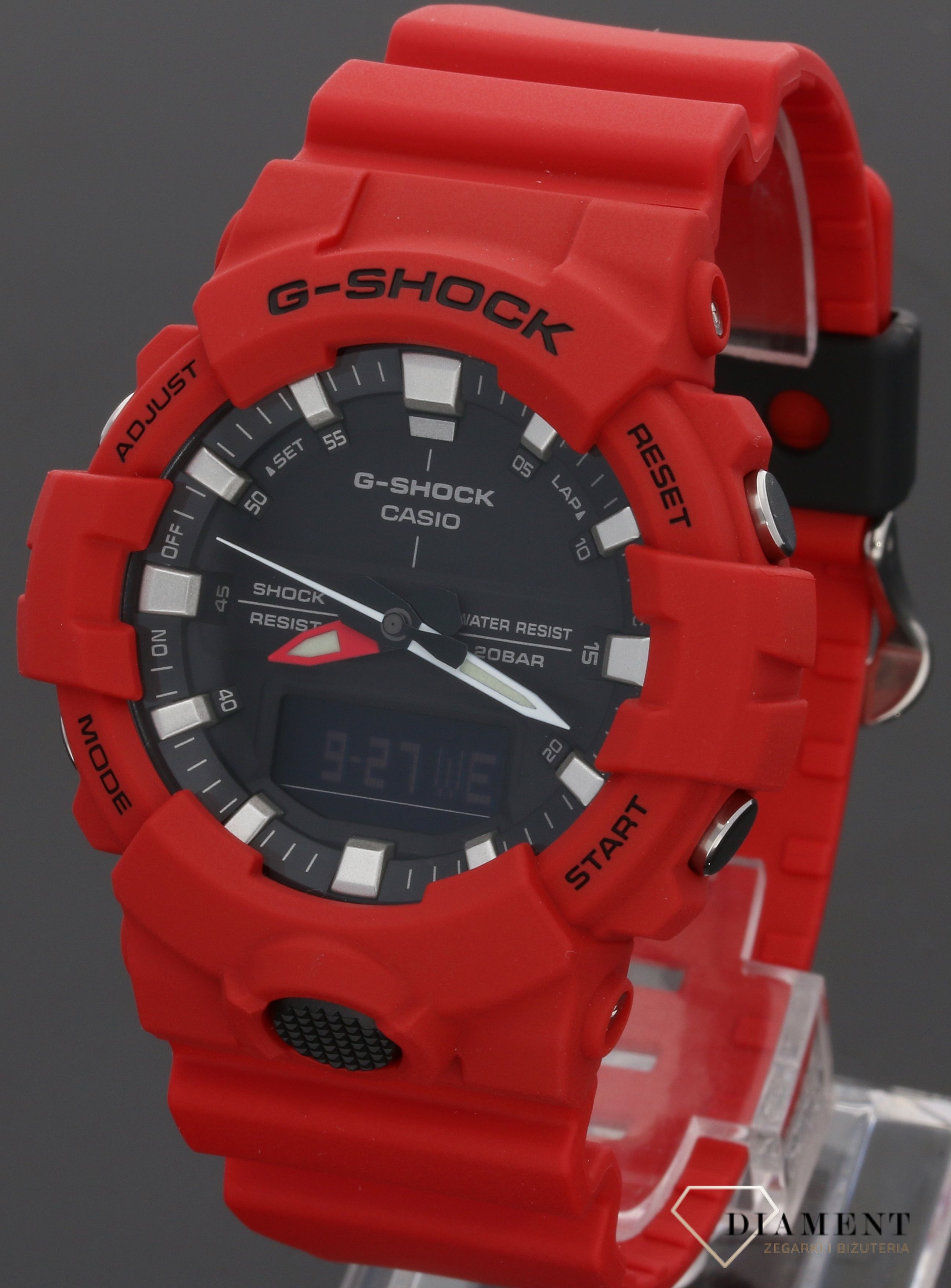 g shock ga 800 red