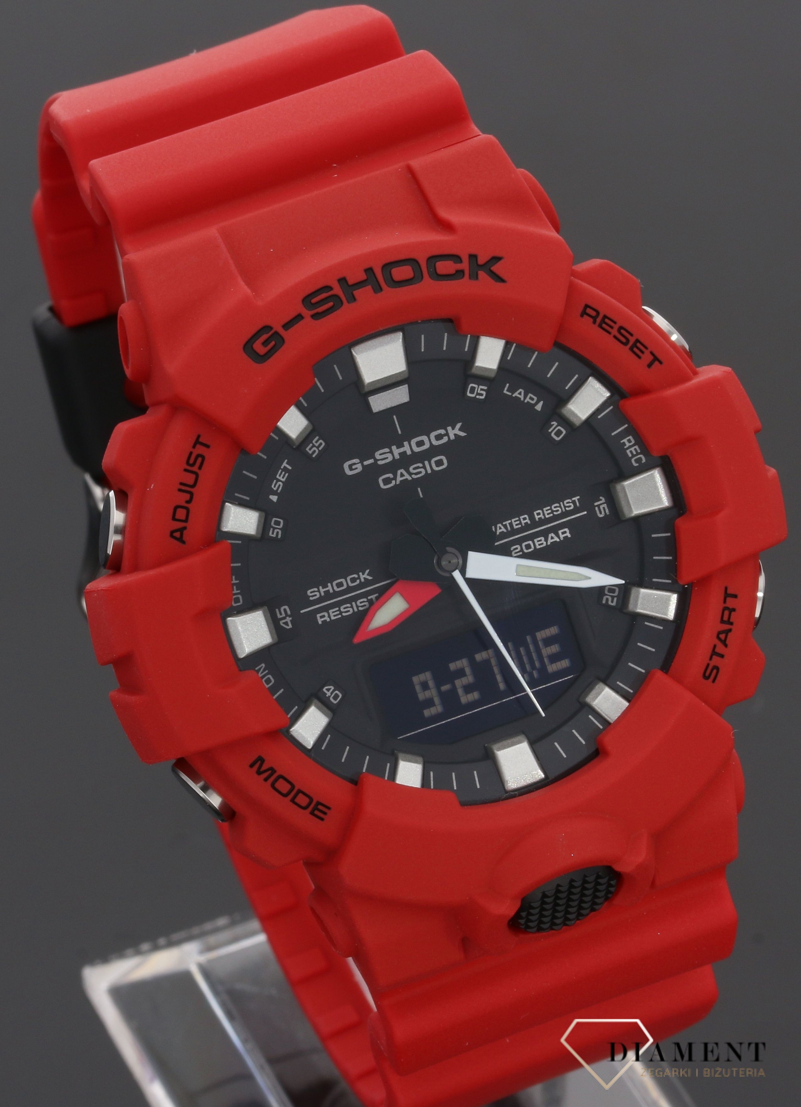 g shock ga 800 red