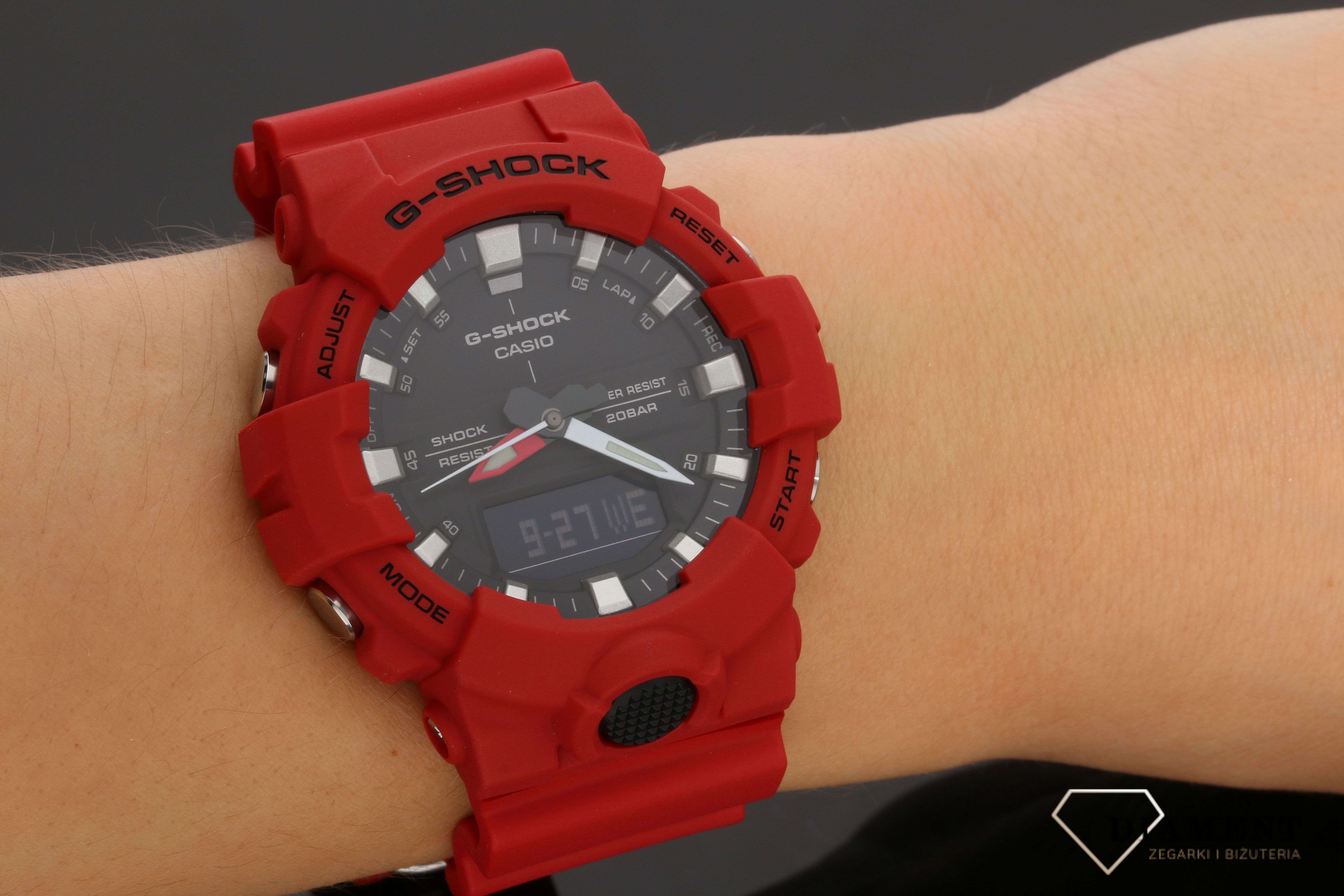 g shock ga 800 red