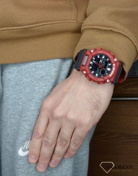 Zegarek męski Casio G-shock GA-900-4AER⌚ G-shock ⌚ na czerownym pasku ✓ zegarek męski sportowy  (5).JPG