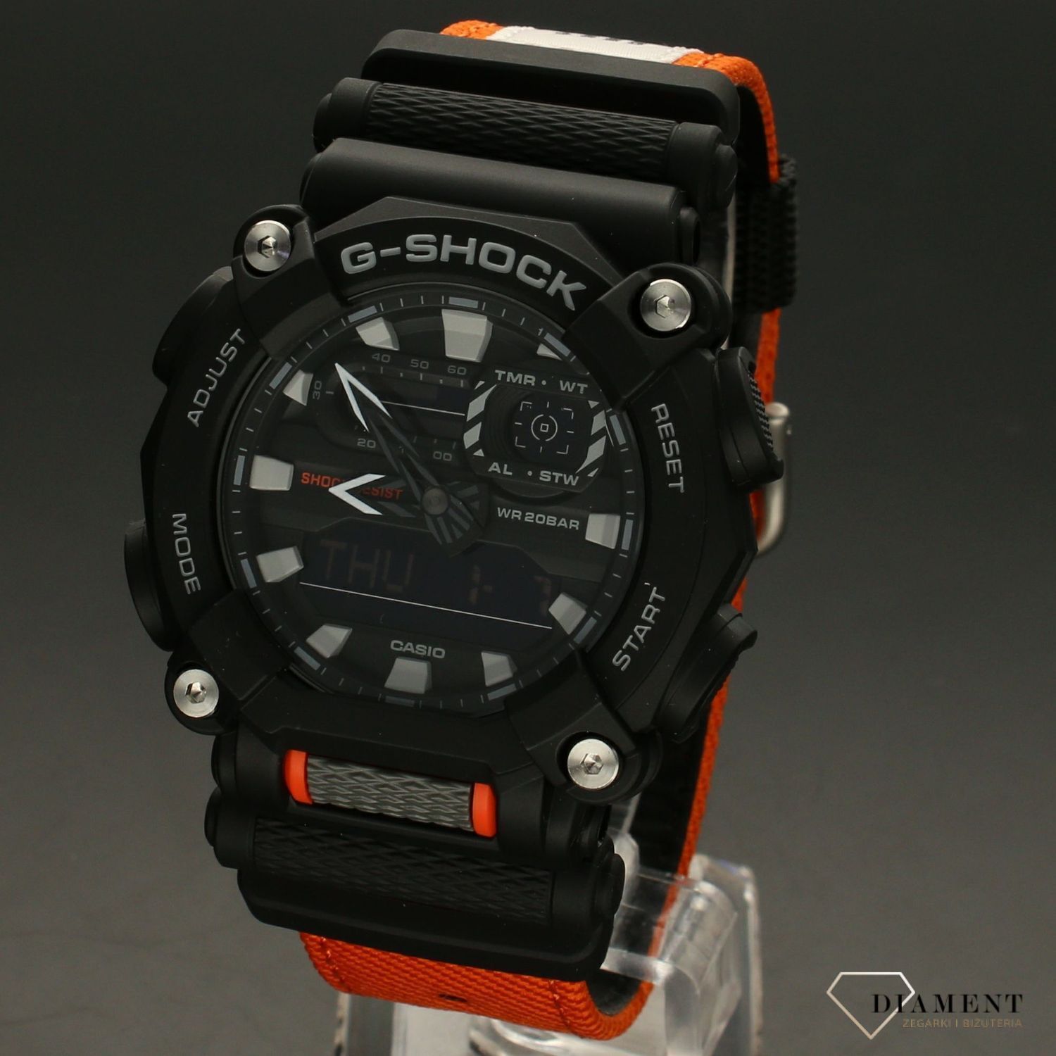 Zegarek męski Casio G-shock GA-900C-1A4ER ⌚ G-shock ⌚✓ zegarek męski sportowy ⌚✓ Czas  światowy ✓ zdrowy styl życia✓ Autoryzowany sklep ✓ zegarek sportowy🏃‍♀️✓ zegarek treningowy  ➤Zapraszamy 🤛 (3).jpg