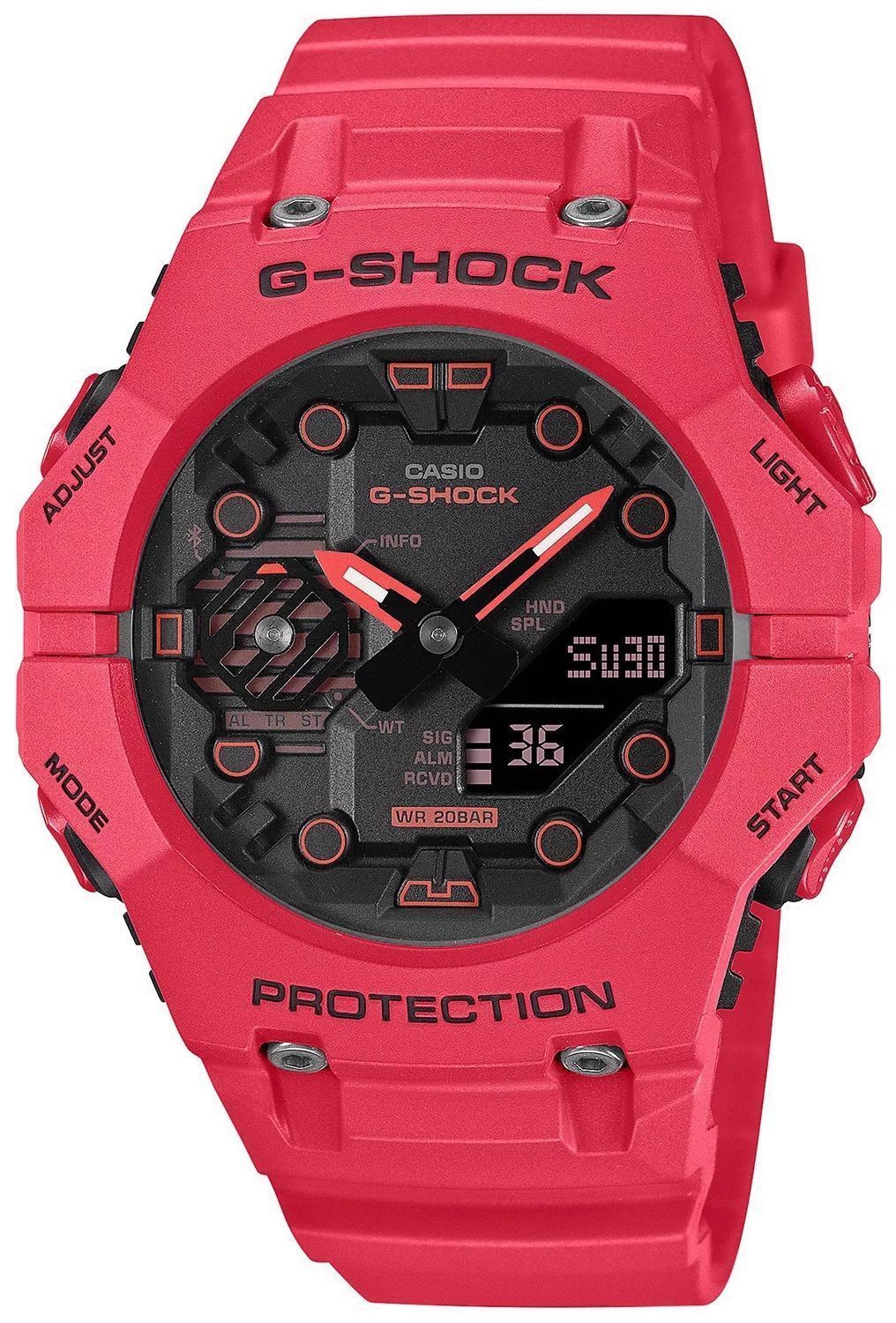 Zegarek G-Shock GA-B001-4AER Bluetooth Carbon Core Guard czerwony (3).jpg
