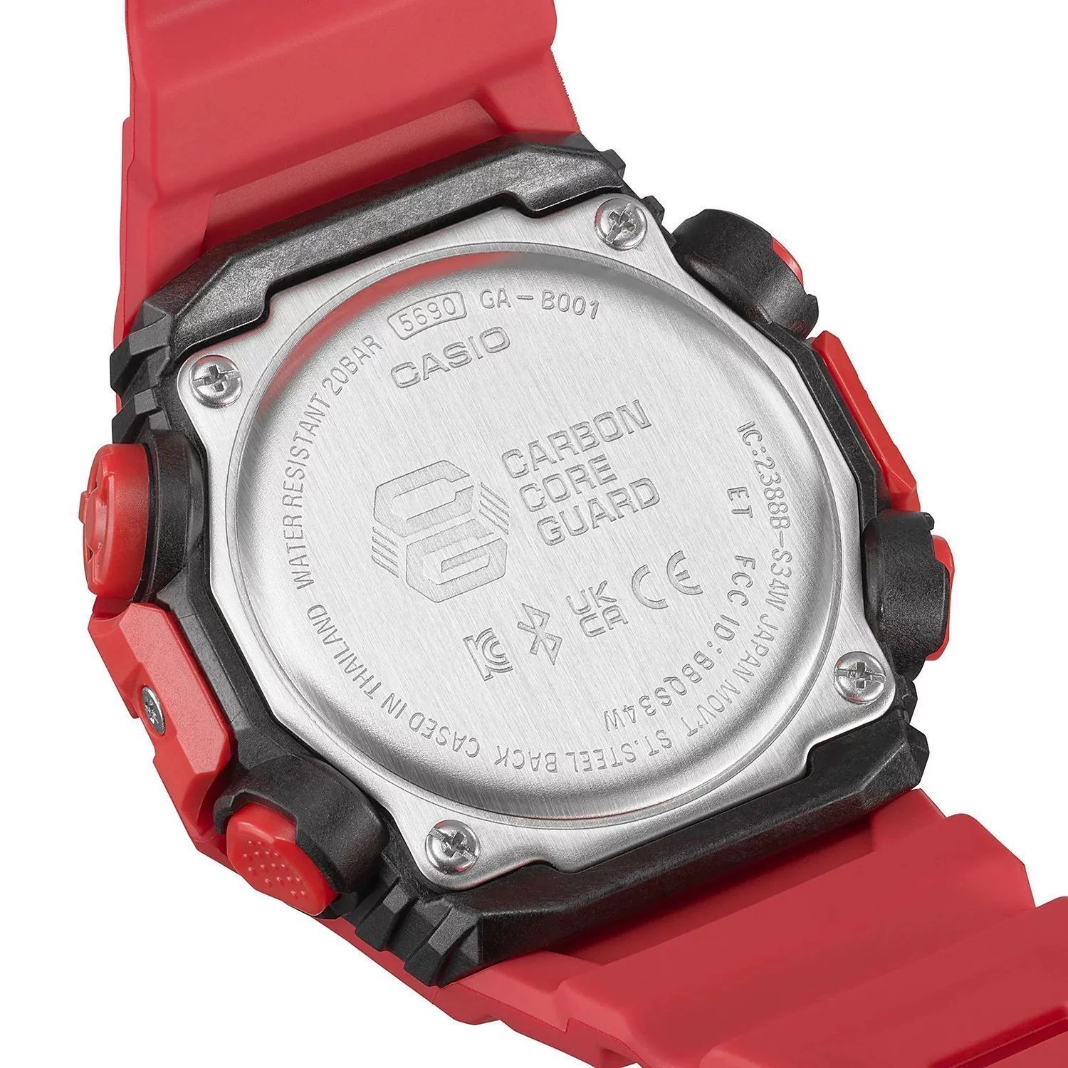 Zegarek G-Shock GA-B001-4AER Bluetooth Carbon Core Guard czerwony (3).jpg