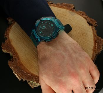 Zegarek męski butelkowa zieleń G-SHOCK GA-B001G-2AER. zegarek męski na lato w kolorze butelkowej zieleni. Darmowa wysyłka! Grawer za 0zł! Zapraszamy do autoryzowanego sprzedawcy www.zegarki-diament.pl ! (4).jpg