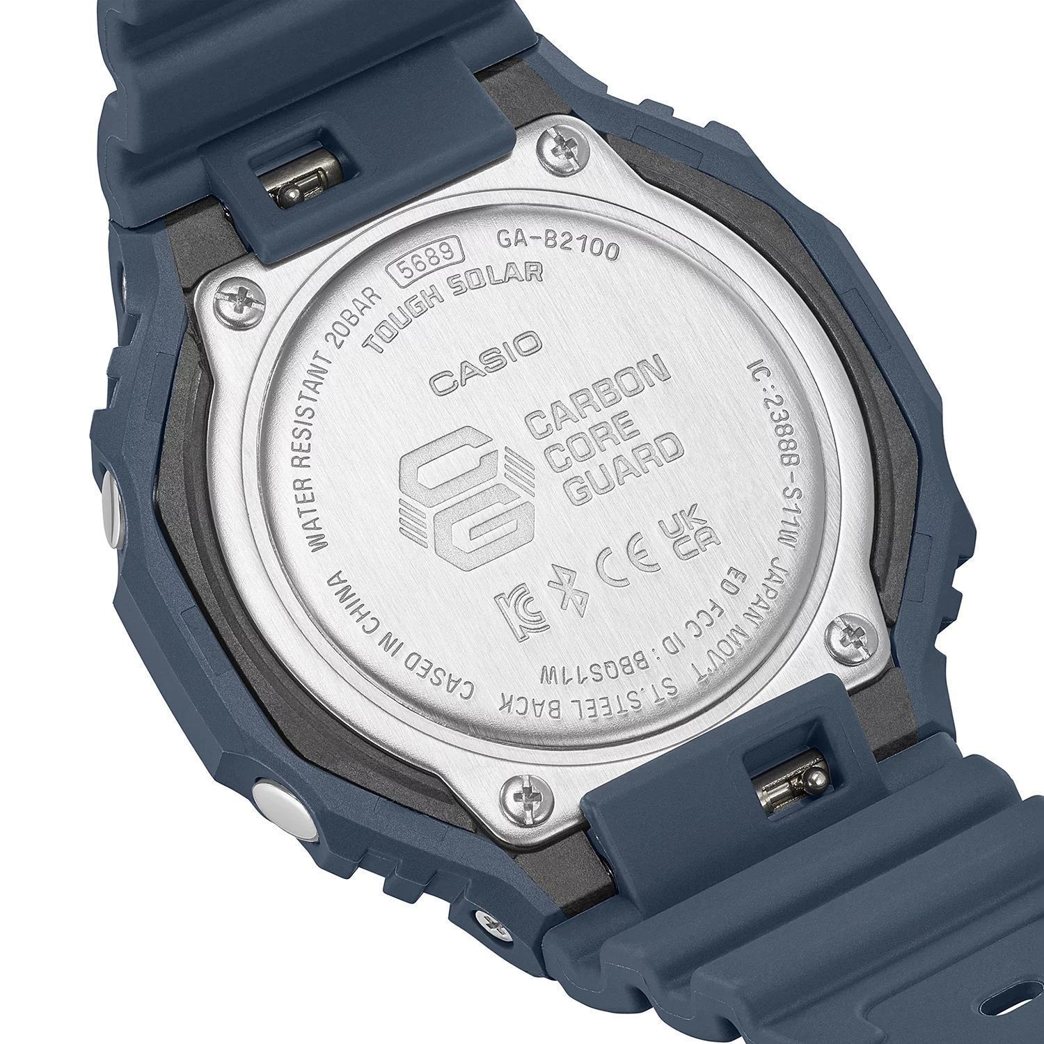 Zegarek męski G-SHOCK Casio Octagon Blue CasiOak Solar Bluetooth GA-B2100-2AER (7).jpg