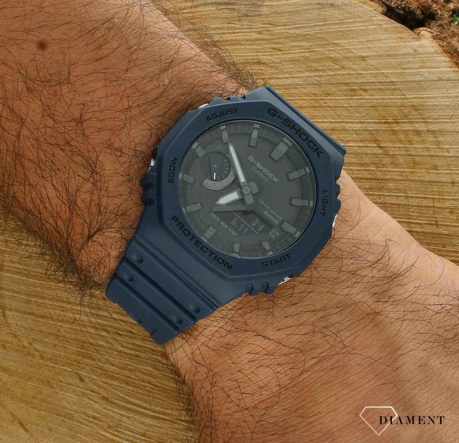 Zegarek męski G-SHOCK Casio Octagon Blue CasiOak Solar Bluetooth GA-B2100-2AER (7).jpg