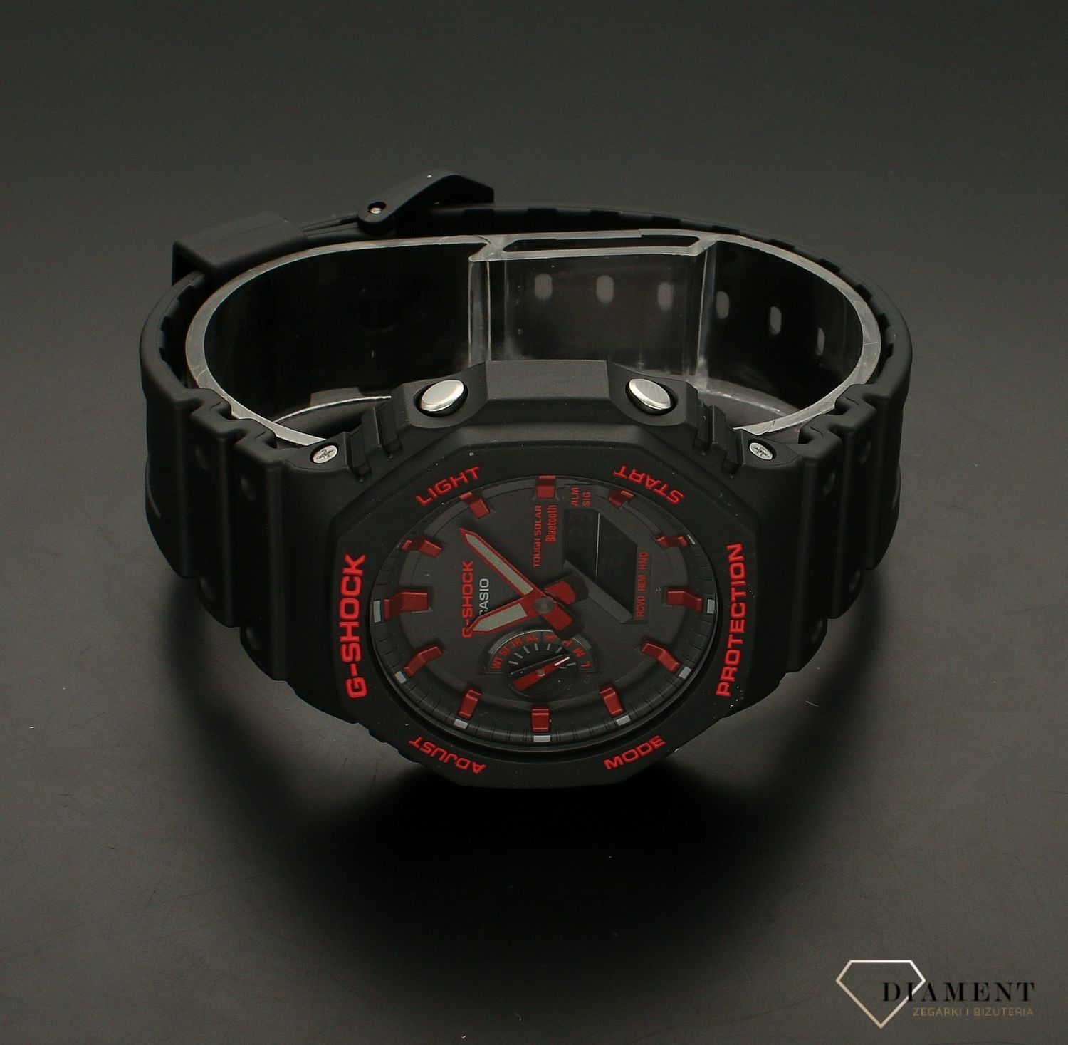 Zegarek męski Casio G-SHOCK GA-B2100BNR-1AER Solar.  Darmowa wysyłka! Grawer za 0zł! Zapraszamy do autoryzowanego sprzedawcy www.zegarki-diament.pl ! Zegarek na prezent. Zegarek na słońce..jpg