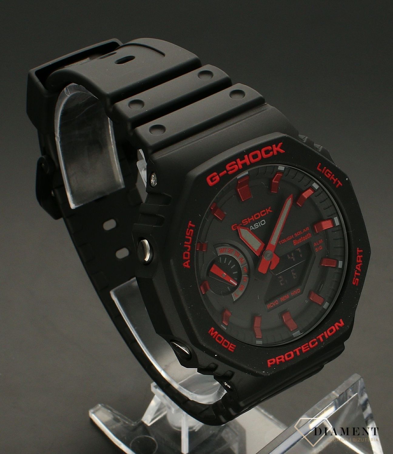 Zegarek męski Casio G-SHOCK GA-B2100BNR-1AER Solar.  Darmowa wysyłka! Grawer za 0zł! Zapraszamy do autoryzowanego sprzedawcy www.zegarki-diament.pl ! Zegarek na prezent. Zegarek na słońce..jpg