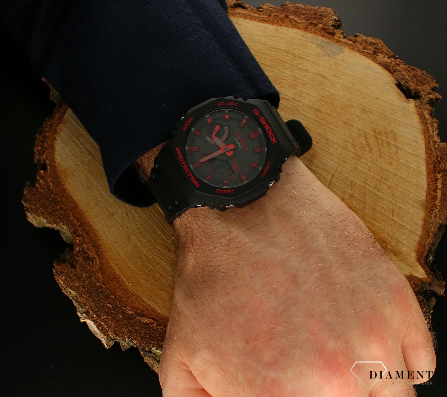 Zegarek męski Casio G-SHOCK GA-B2100BNR-1AER Solar.  Darmowa wysyłka! Grawer za 0zł! Zapraszamy do autoryzowanego sprzedawcy www.zegarki-diament.pl ! Zegarek na prezent. Zegarek na słońce..jpg