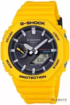 Zegarek męski żółty G-SHOCK GA-B2100C-9AER Solar. Casio z kolekcji G-Shock w kolorze żółtym to zegarek stworzony z myślą o mężczyznach. Darmowa wysyłka! Grawer za 0zł! Zapraszamy do autoryzowanego sprzedawcy www.zegarki-diament.pl !.webp