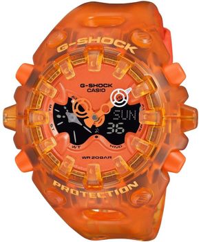 Casio G-SHOCK GA-V01SKE-4AER – pomarańczowy zegarek sportowy transparentny 200M orange.jpg