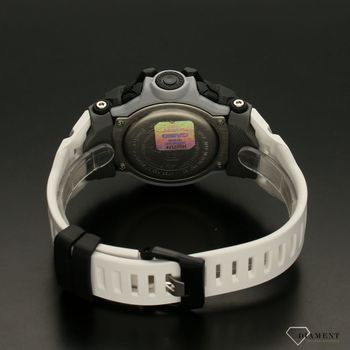 Zegarek męski Casio G-SHOCK G-Squad Bluetooth GBD-100-1A7ER. Zegarek męski Casio z wyświetlaczem. Zegarek męski z czarną koperta, który świetnie współgra i tworzy całość z białym paskiem. Zegarek Casio to świetny i nowoczesny mo (1).jpg