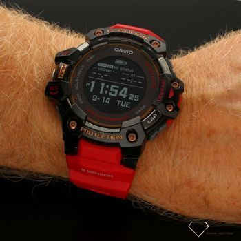 Zegarek Casio G-SHOCK G-Squad GBD-H1000-1A4ER na czerwonym pasku ➤ (5).jpg