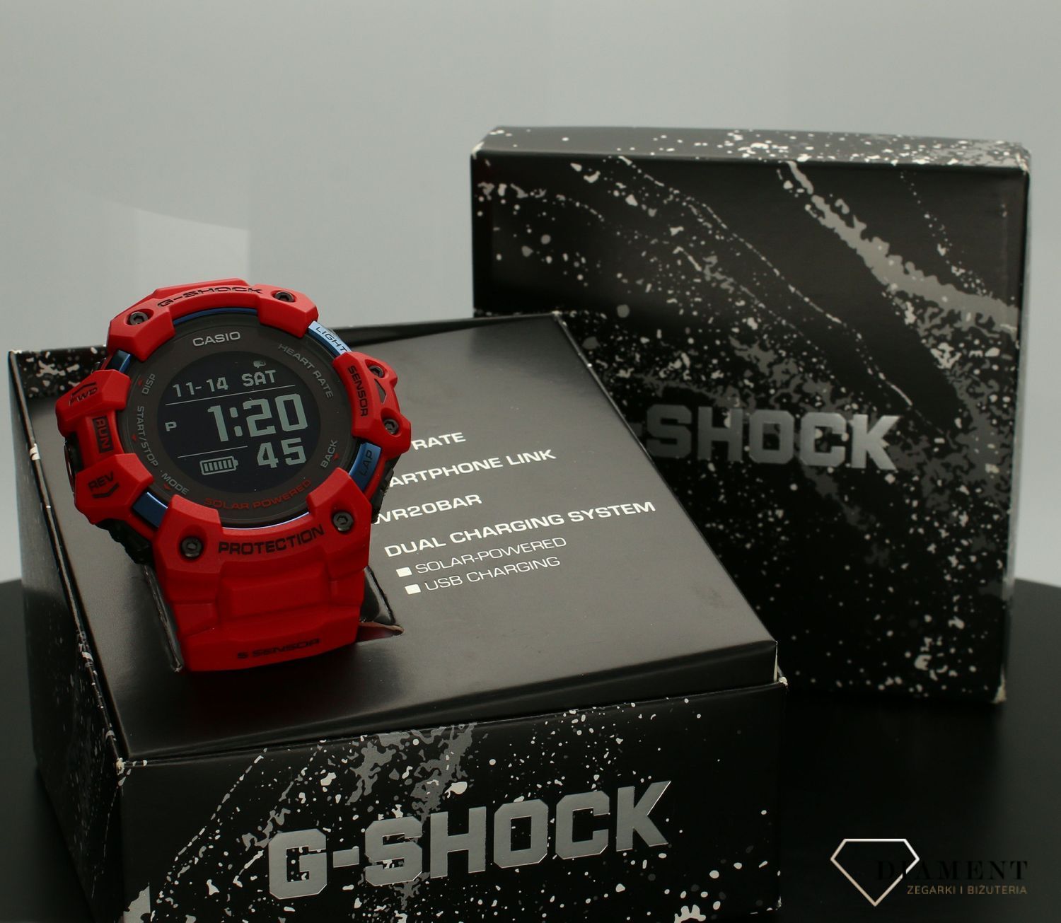 Zegarek męski Casio Casio G-SHOCK GBD-H1000-4ER czerwony G-shock Bluetooth.jpg