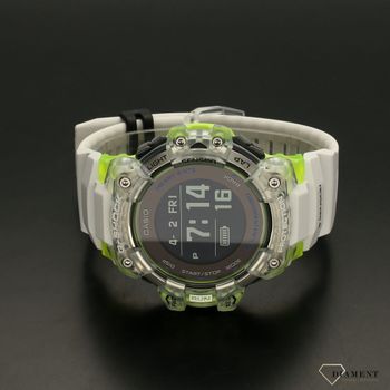 Zegarek męski smartwatch Casio G-SHOCK GBD-H1000-7A9ER. Zegarek Casio męski smartwatch z czytelnym i dużym wyświetlaczem tarczy. Zegarek męski w połączeniu dwóch kolorów białym oraz zielonym. Pasek zegarka jest gumowy. Świetny (4).jpg