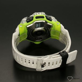 Zegarek męski smartwatch Casio G-SHOCK GBD-H1000-7A9ER. Zegarek Casio męski smartwatch z czytelnym i dużym wyświetlaczem tarczy. Zegarek męski w połączeniu dwóch kolorów białym oraz zielonym. Pasek zegarka jest gumowy. Świetny (5).jpg