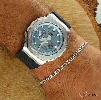 Zegarek męski G-SHOCK Casio Solar Bluetooth GBM-2100A-1A2ER.  Męski zegarek sportowy. Zegarek z bluetooth. Zegarek solarny. Męski sportowy zegarek na gumowym pasku. Zegarek wstrząsoodporny. Zegarek Casio G-shock na prezent.55.jpg
