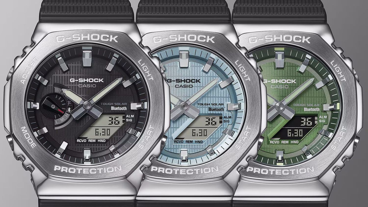 Zegarek męski G-SHOCK Casio Solar Bluetooth GBM-2100A-1A2ER (3).jpg