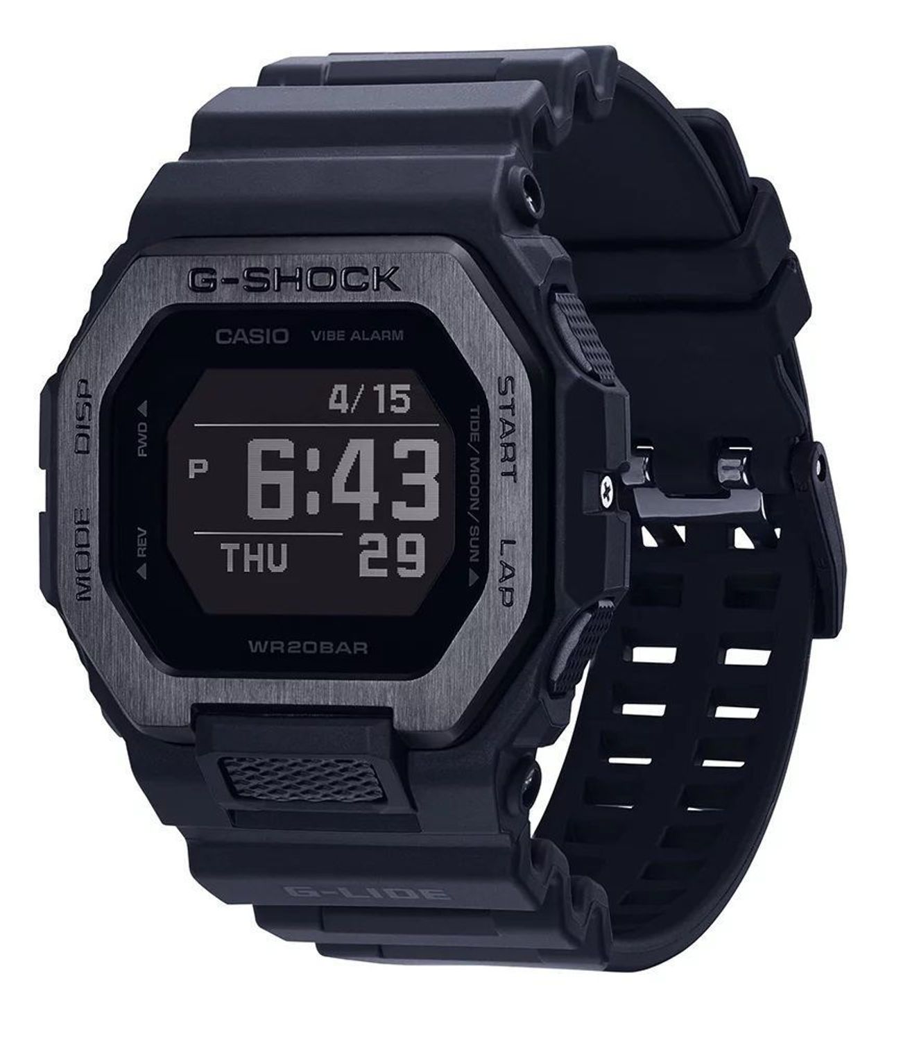 Zegarek męski G-SHOCK Casio G-LIDE GBX-100NS-1ER. Męski zegarek sportowy G-shock. Zegarek męski z bluetooth. Męski zegarek Casio G-shock. Męski zegarek Casio wstrząsoodporny na prezent (3).jpg