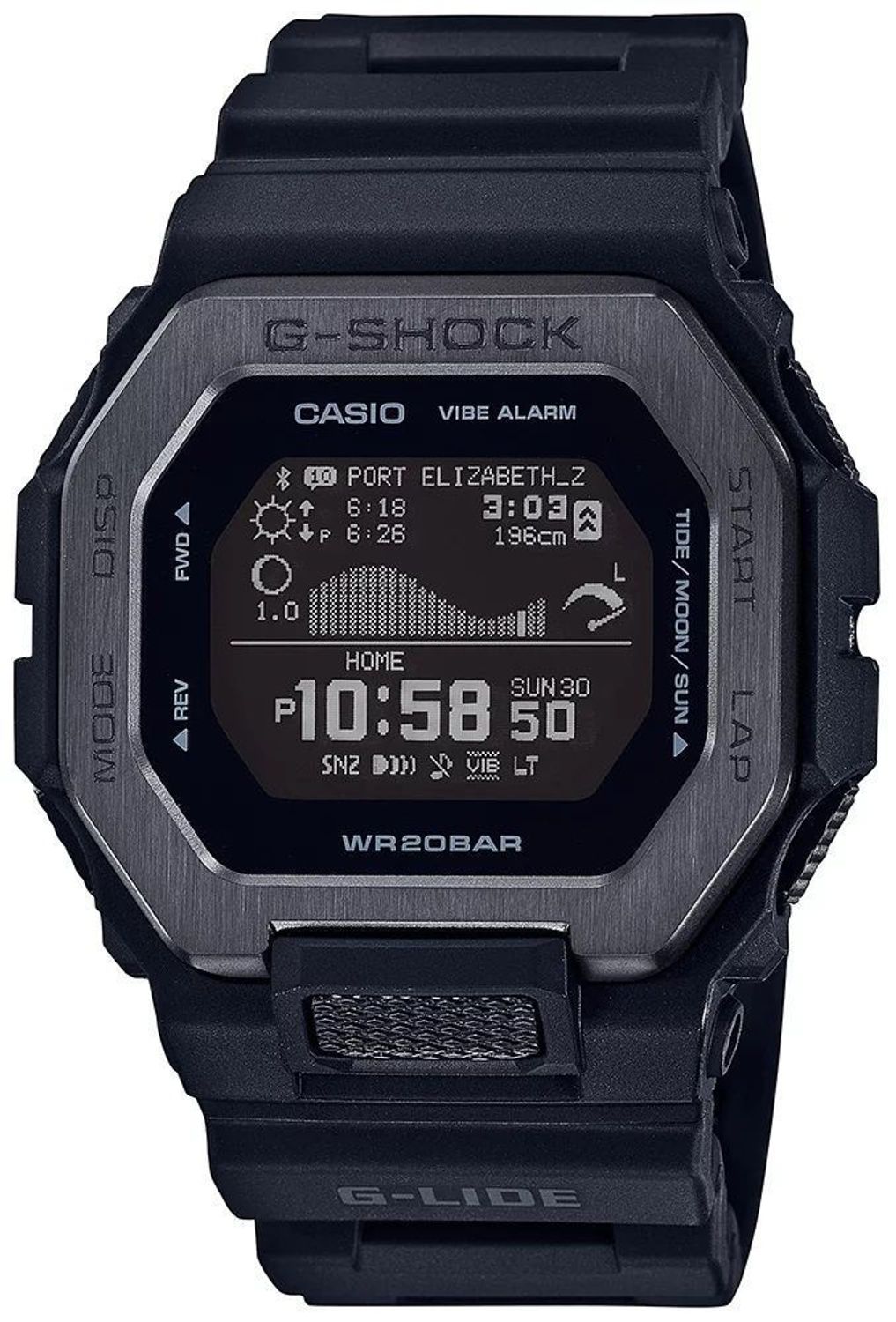 Zegarek męski G-SHOCK Casio G-LIDE GBX-100NS-1ER. Męski zegarek sportowy G-shock. Zegarek męski z bluetooth. Męski zegarek Casio G-shock. Męski zegarek Casio wstrząsoodporny na prezent (3).jpg