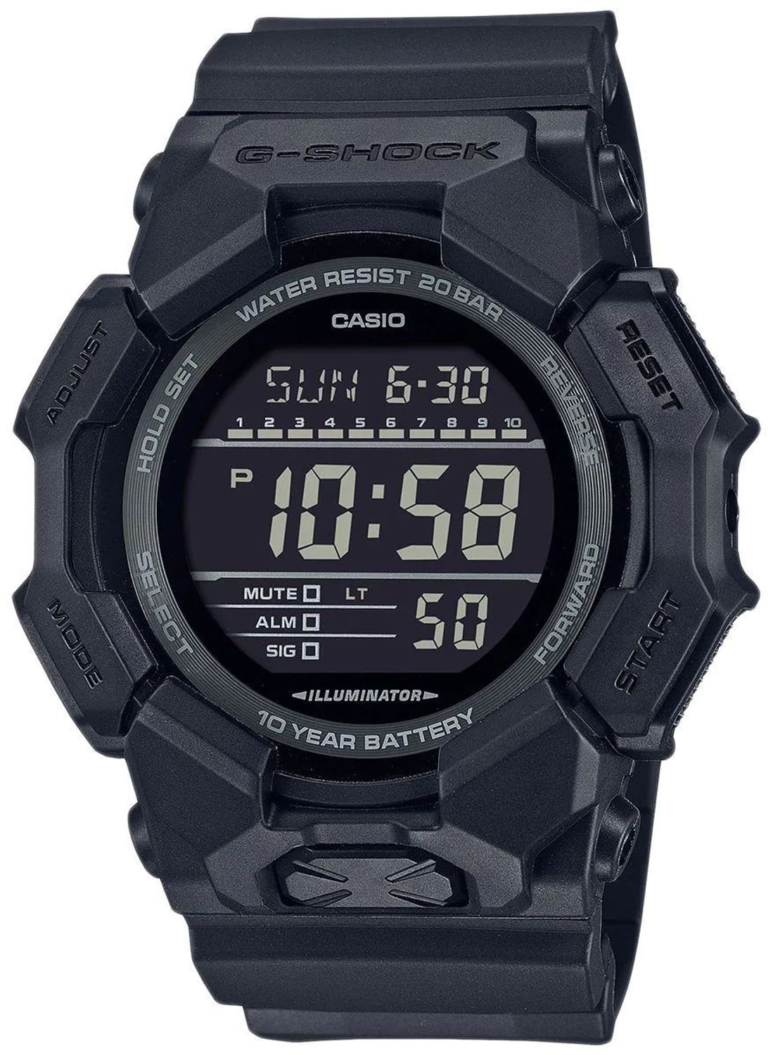 G-SHOCK GD-010-1A1ER, Zegarek cyfrowy G-SHOCK, Zegarek sportowy Casio, G-SHOCK z 5 23.jpg