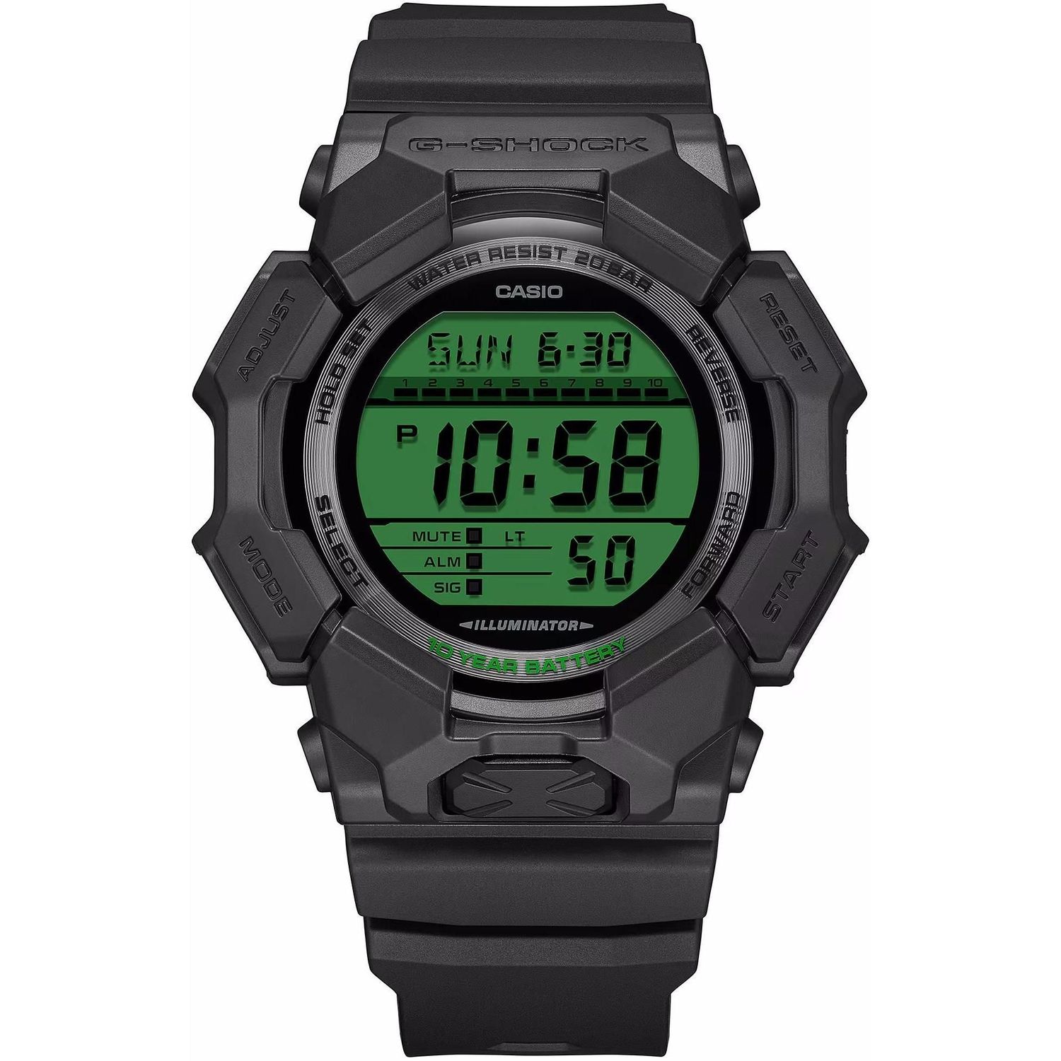 Zegarek męski G-SHOCK Casio GD-010BEG-1ER Black And Electro Green 200M (2).jpg
