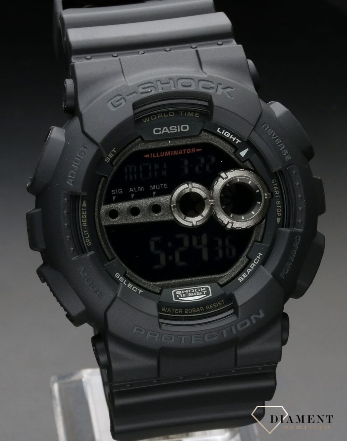 Męski wstrząsoodporny zegarek CASIO G-Shock GD-100-1BER.jpg