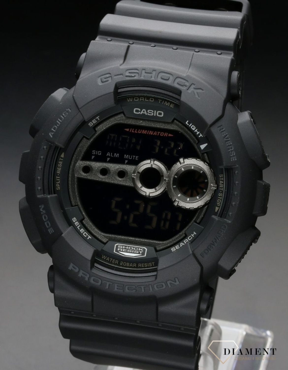Męski wstrząsoodporny zegarek CASIO G-Shock GD-100-1BER.jpg