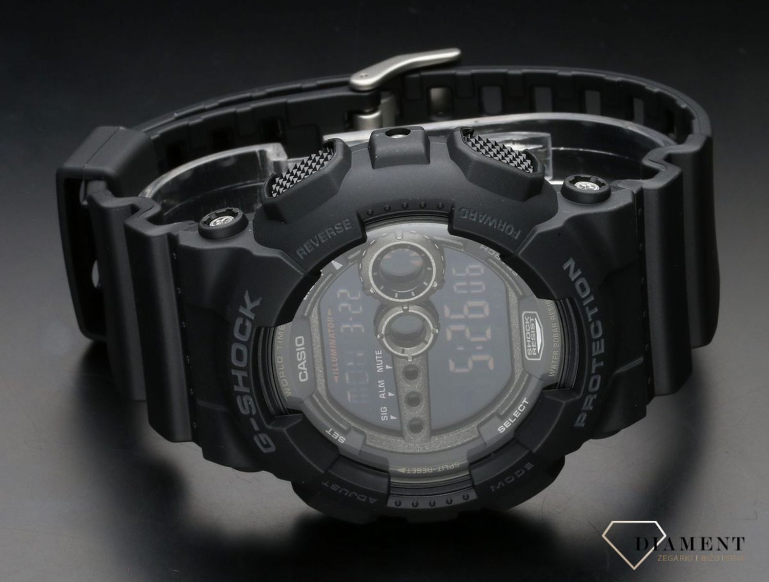 Męski wstrząsoodporny zegarek CASIO G-Shock GD-100-1BER.jpg