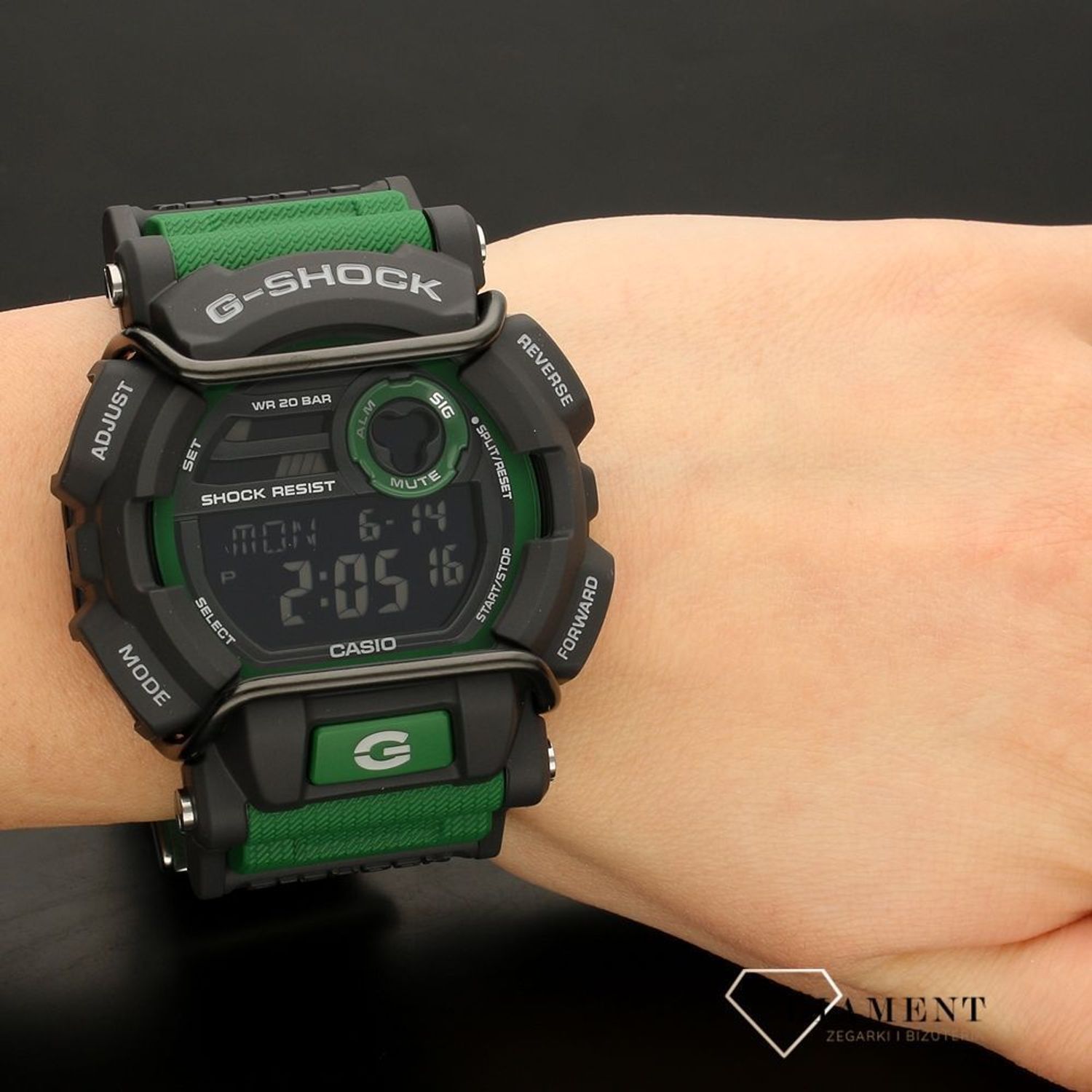 Męski wstrząsoodporny zegarek CASIO G-Shock GD-400-3ER.jpg