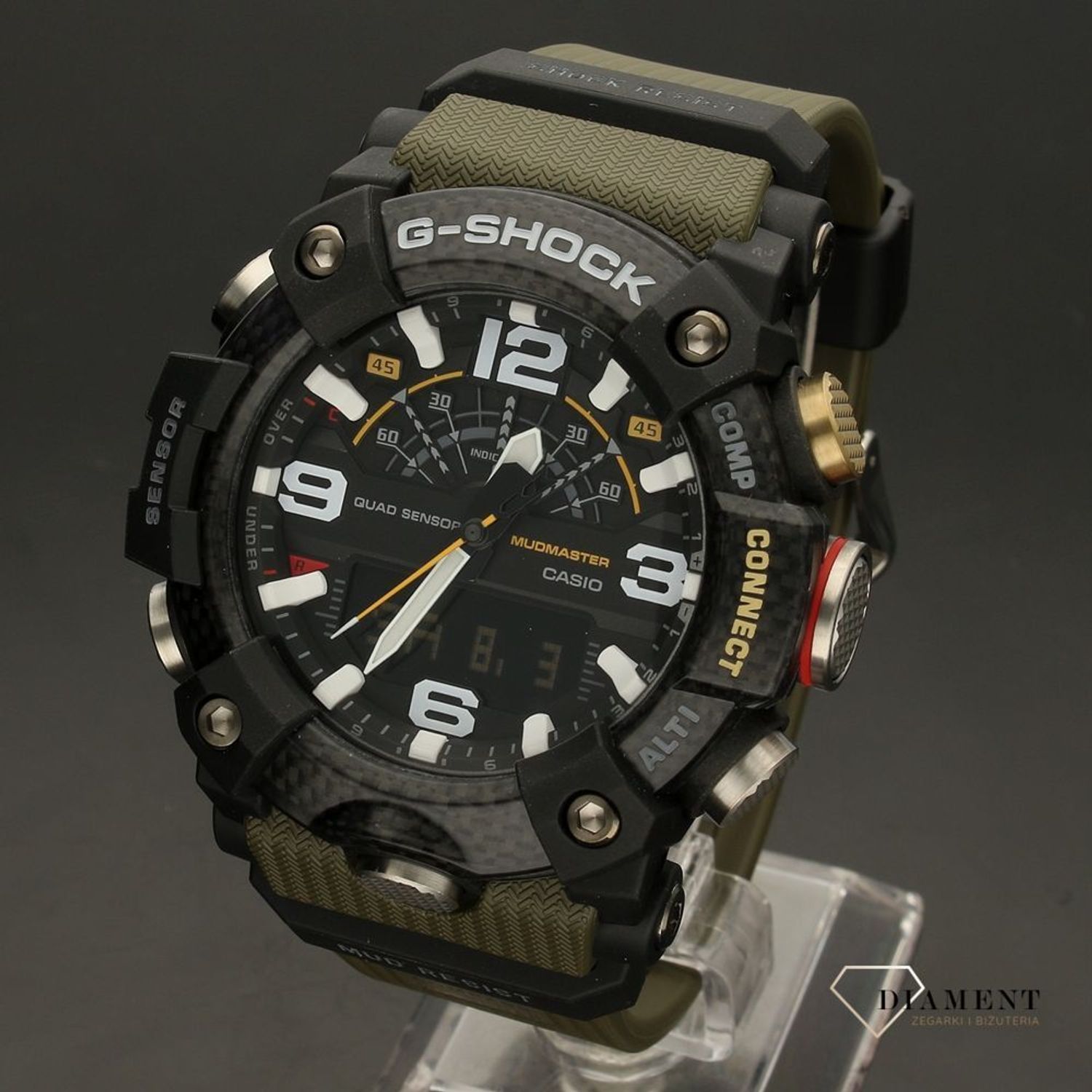 Zegarek męski wstrząsoodporny CASIO G-Shock GG-B100-1A3ER Mudmaster Carbon Core.jpg