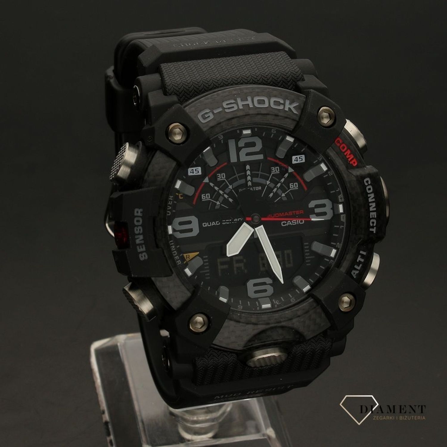 Zegarek męski wstrząsoodporny CASIO G-Shock GG-B100-1AER Mudmaster Carbon Core.jpg