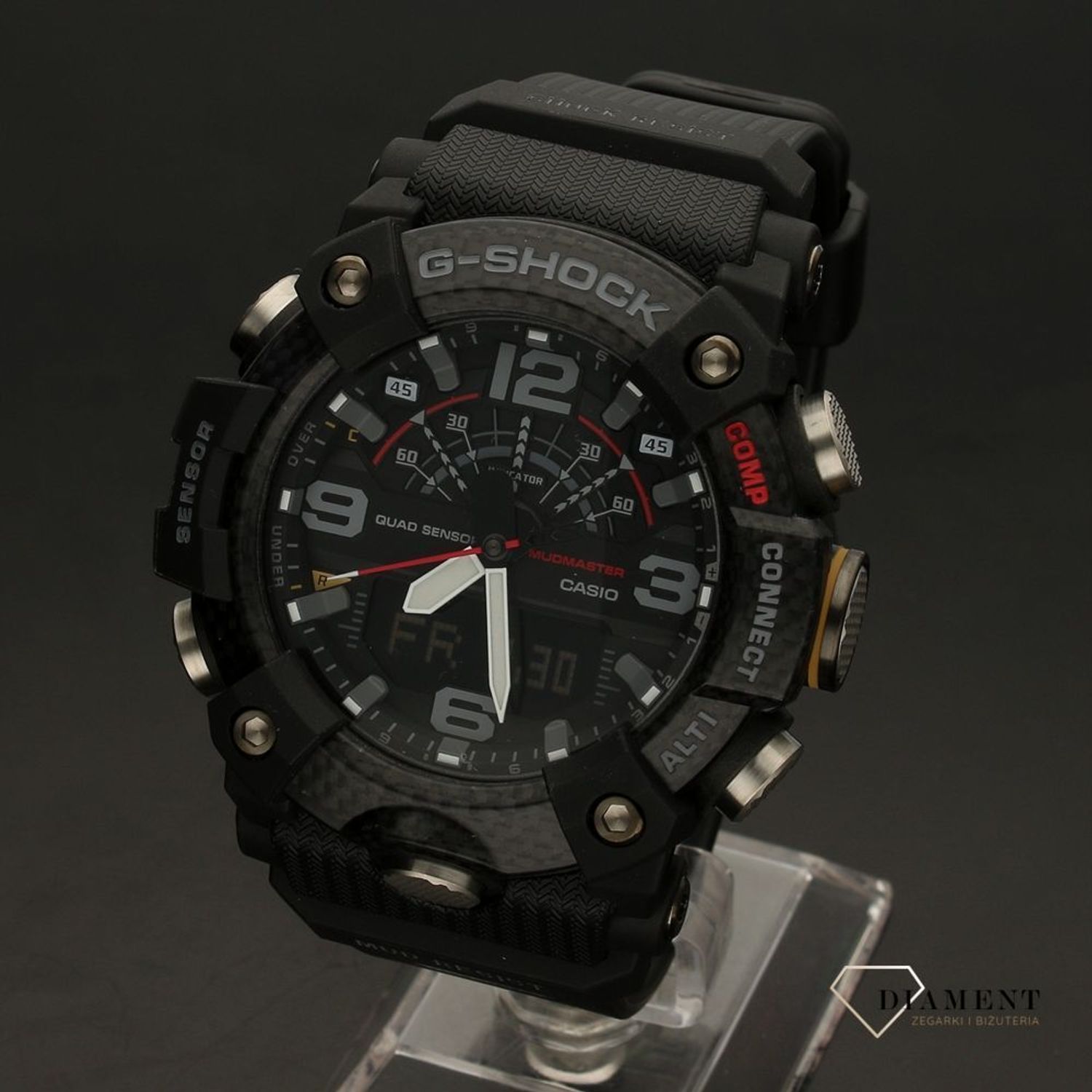 Zegarek męski wstrząsoodporny CASIO G-Shock GG-B100-1AER Mudmaster Carbon Core.jpg