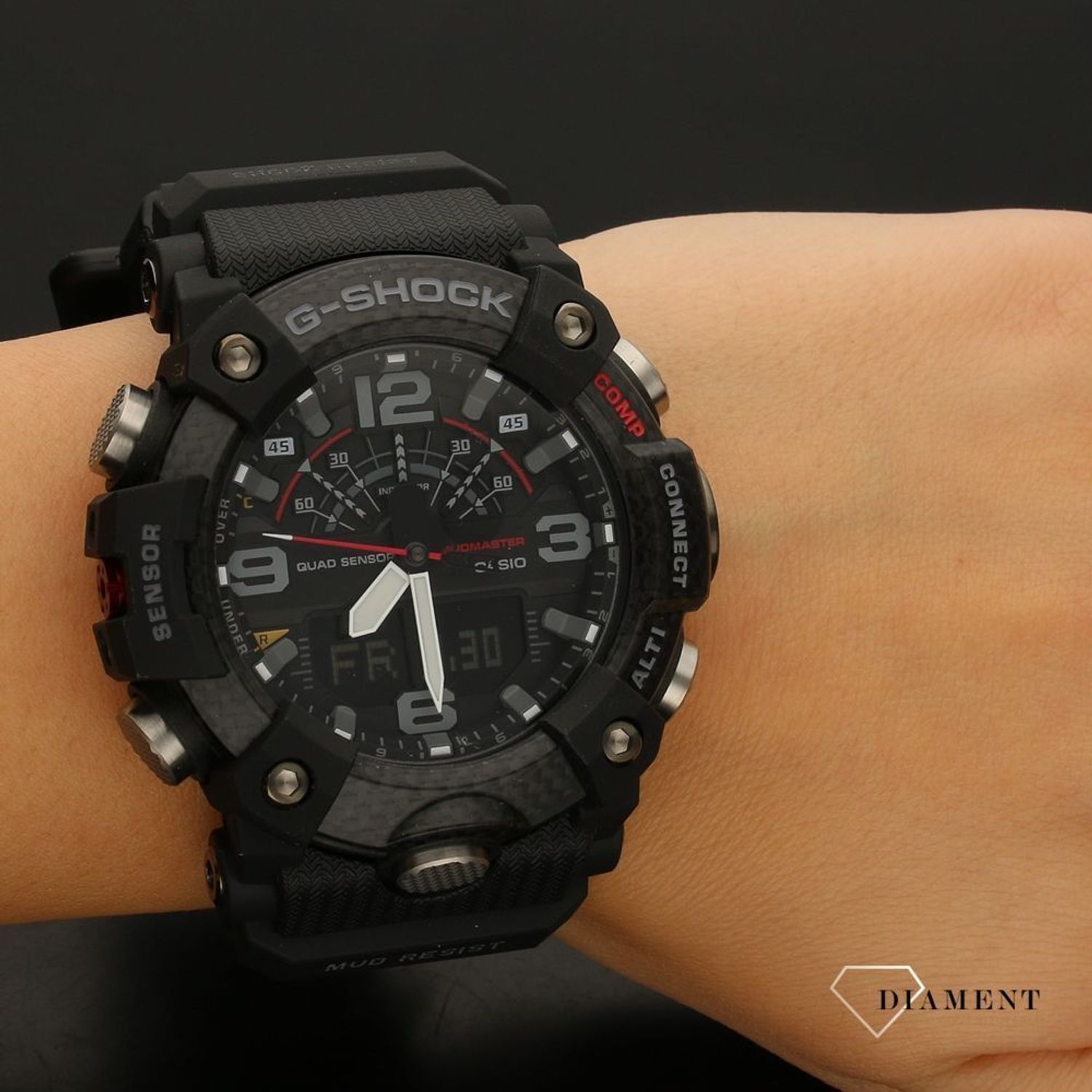 Zegarek męski wstrząsoodporny CASIO G-Shock GG-B100-1AER Mudmaster Carbon Core.jpg