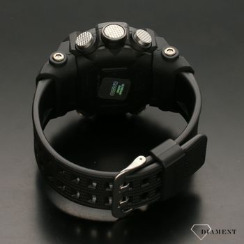 Oryginalny zegarek męski marki Casio w kolorze czarnym z wbudowanymi funkcjami na wytrzymałym czarnym pasku. Jest to idealny pomysł na prezent (5).jpg