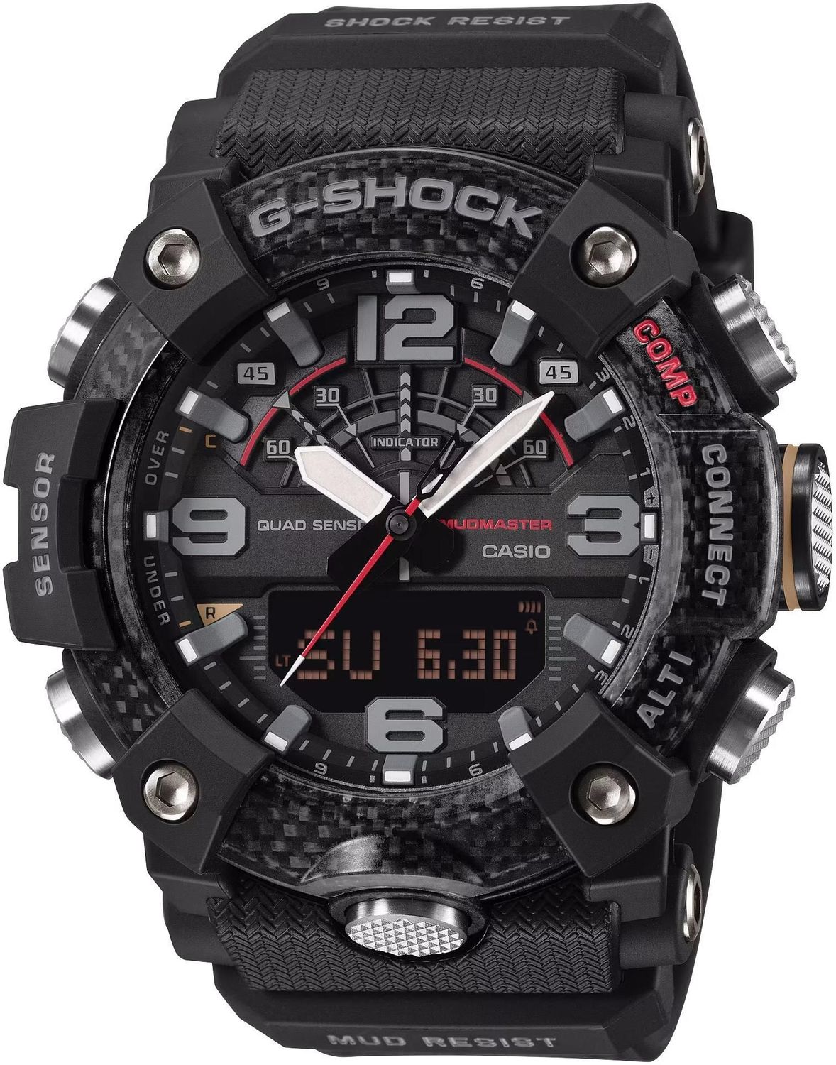 Zegarek G-SHOCK Casio Mudmaster Carbon Core GG-B100X-1AER męski zegarek outdoorowy Bluetooth 200 m (2).jpg