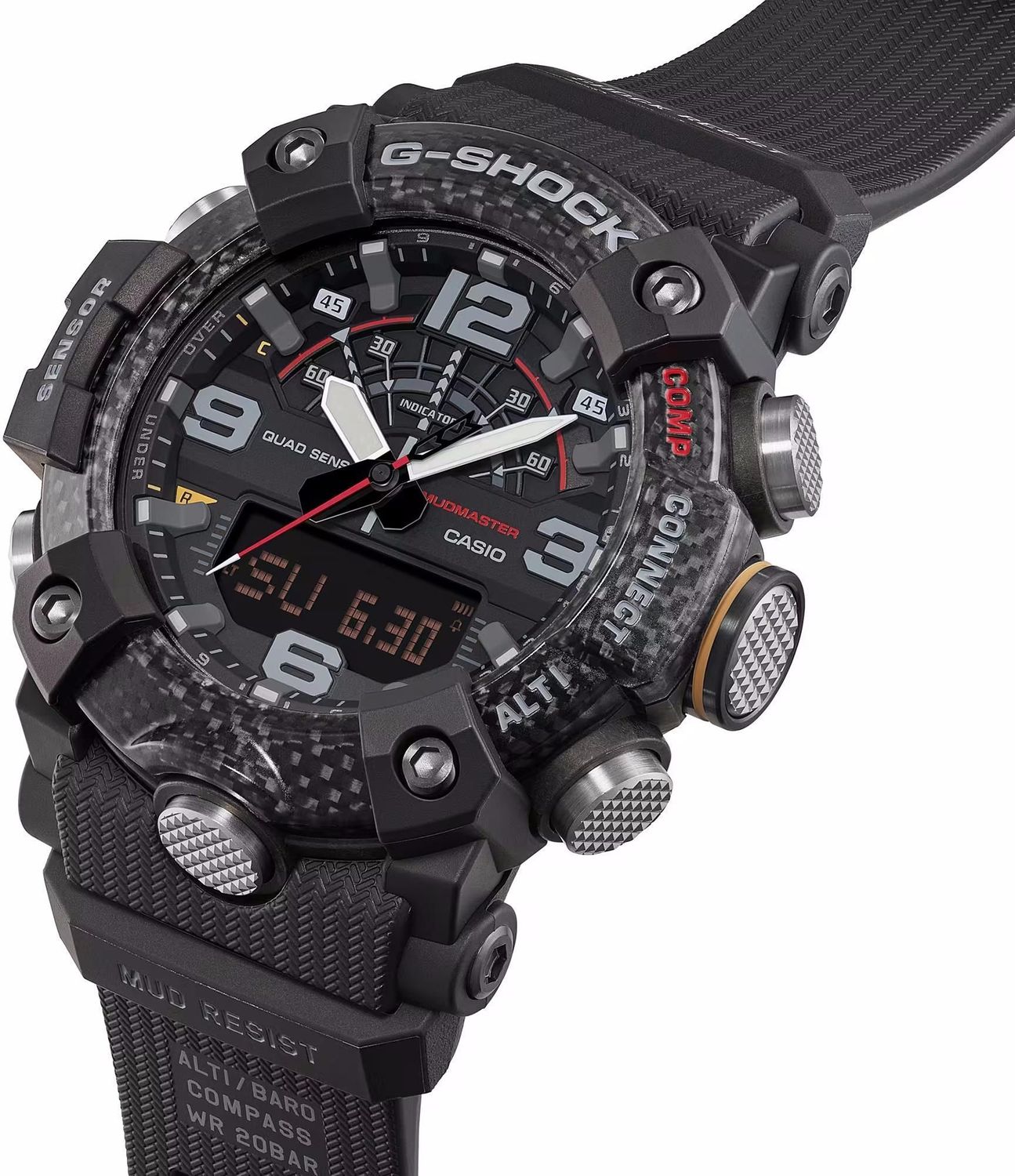 Zegarek G-SHOCK Casio Mudmaster Carbon Core GG-B100X-1AER męski zegarek outdoorowy Bluetooth 200 m (2).jpg